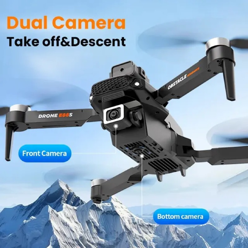 Flycam E88S 2024 - Giá Rẻ Tập Bay – Động Cơ Không Chổi Than Siêu Bền – Cảm Biến Bụng Giữ Vị Trí Bay Cực Dễ | BigBuy360 - bigbuy360.vn