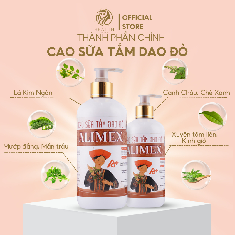 COMBO 2 Cao Sữa Tắm Dao Đỏ 500ml Tặng 1 Kem Chống Nắng