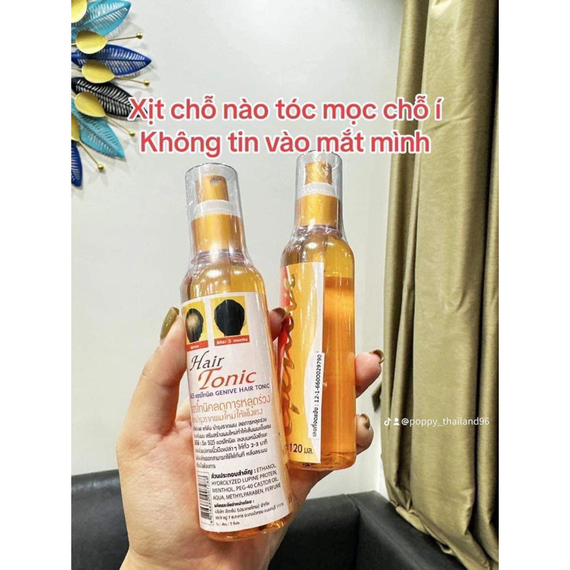Serum xịt mọc tóc Genive Thái Lan (dạng xịt)