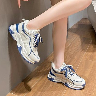 Giày thể thao nữ mwc 0777 - giày thể thao nữ đế cao,sneaker da siêu êm chân đế độn 4cm hot trend