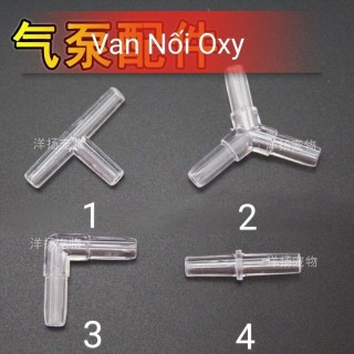 Van Chữ Y / L / I / T nhựa siêu trong  Van Chia  Van Nối Sủi Oxy