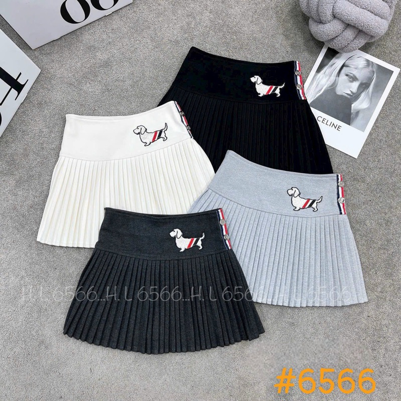 Chân Váy Dạ Thom Xếp Ly L1