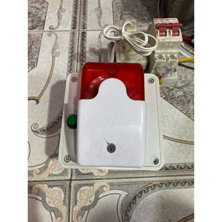 Chuông báo động báo cháy lắp sẵn 220V cắm trực tiếp không cần đấu nối