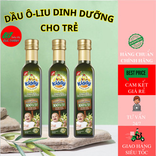 Dầu ăn Kiddy Oliu và Kiddy cá hồi 250ml giúp bé khoẻ mạnh, phát triển trí thông minh, sáng mắt tinh thông