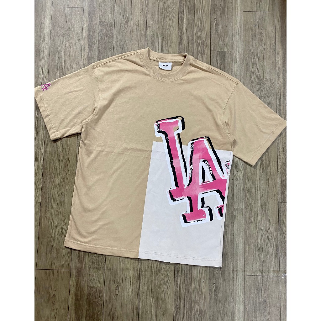 [CHÍNH HÃNG] - ÁO THUN MLB -  LA Pop Art Graphic - BE - CODE: 3ATSL0433-07SAL