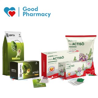 Trà Lado Actiso / Atiso Ladophar túi lọc giúp thanh nhiệt, mát gan, giải độc, bảo vệ gan