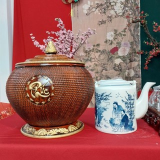 Giỏ ủ ấm trà , ủ thuốc , ủ ấm trà xanh