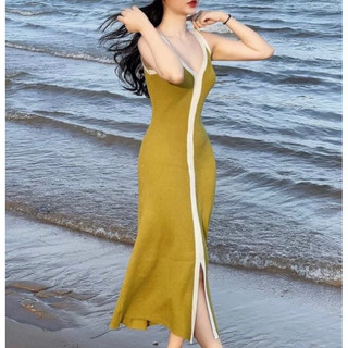 ĐẦM LEN XẺ TÀ GIỮA
