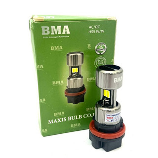 Đèn pha led bma hs5 chân m5 - h4, 2 chế độ pha trắng cos vàng
