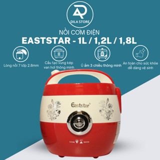 Nồi Cơm Điện Eaststar 1L/1,2L/1,8L Lòng nồi 7 lớp dày 2.8,chống dính siêu bền,ủ ấm 3 chiều,Mâm nhiệt lớn,nấu chín nhanh