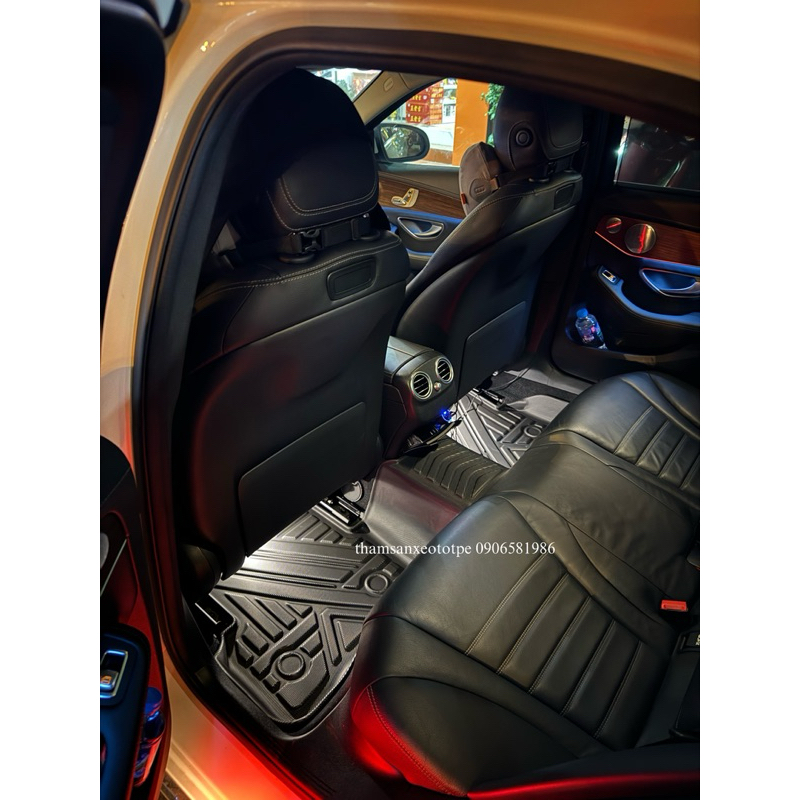 Mercedes C200/300 Thảm Sàn Xe TPE Chuẩn Form Xe Sang Trọng