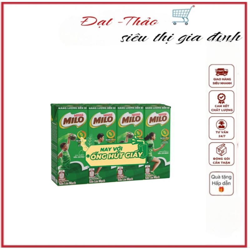 Sữa Milo vỉ 4 hộp (110-180ml)