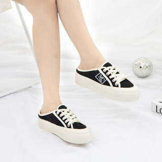 Giày mwc 0609 - giày sục thể thao nữ, sục thể thao da đế bánh mì style ulzzang hàn quốc