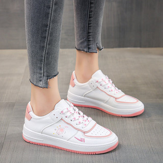 Giày mwc 0598 - giày thể thao nữ sneaker, sneaker nữ da phối màu trẻ trung siêu hot