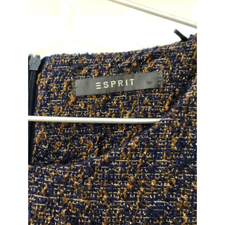 Váy esprit dạ tweed nhũ vàng