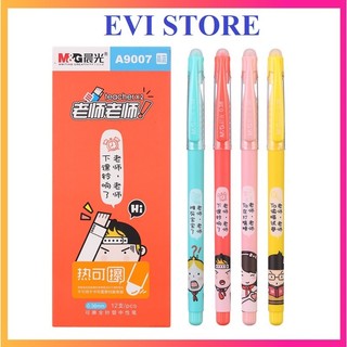 Bút gel nước tẩy xóa được m&g akpa9007 / bút xóa được a9007 / 9007 nét 0.38mm siêu mảnh