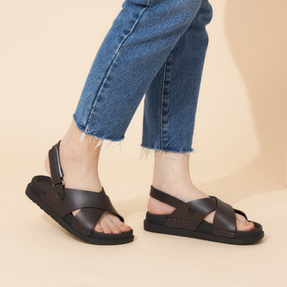 Giày sandal nữ mwc 2958 - sandal quai chéo bản to quai dán đế bánh mì thời trang