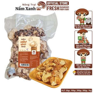 Nấm Đầu Khỉ Khô (Hầu Thủ Khô) Túi 50gr - 200gr Hầm Món Ngon Bổ Dưỡng - Nông Trại Nấm Xanh