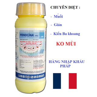 (Hàng Nhập Pháp) Thuốc diệt muỗi, kiến, gián.FENDONA 10 SC 1L có thể phun trong nhà kính