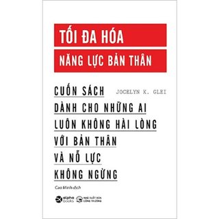 Sách - tối đa hóa năng lực bản thân