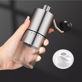 Máy xay cafe cầm tay mini,cối xay cafe bằng tay Máy Xay Cà Phê lõi gốm thủ công 5 tốc độ