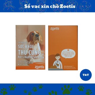 Sổ theo dõi sức khoẻ thú cưng, vacxin zoetis cho chó
