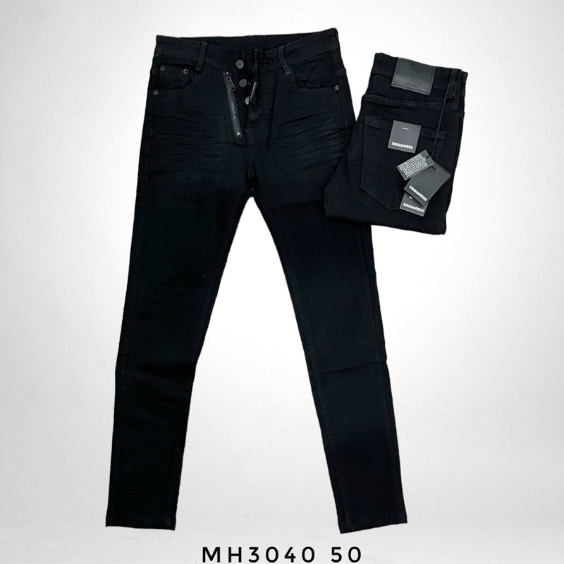 Quần jean nam 4 cúc khoá chéo