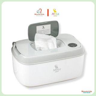 Máy làm ấm khăn uớt cho bé Moaz Bebe MB008, máy làm nóng khăn giấy ướt - Monnie Kids