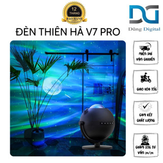 Đèn Thiên Hà V7 Pro Chiếu Bầu Trời Sao Dải Ngân Hà, Đèn Galaxy V7 Pro Kèm Loa Bluetooth Trang Trí Phòng ngủ, Phòng Bay