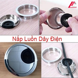 COMBO 10 Nắp luồn dây điện 15 x 30 mm với lỗ khoan Ø 60 ( trắng đen,cam  xám.inox )