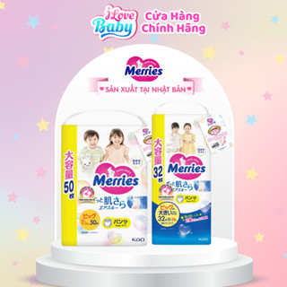 Chính Hãng Công Ty Kao VN - Tã Dán/ Quần Merries Size NB90, S82, M64, L54
