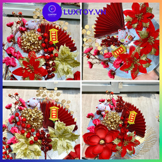 Trang trí tết, sét trang trí tháp bánh tết, phụ kiện, đồ trang trí tết tháp bánh, quà tặng Luxtoy