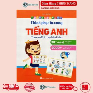 Sách Chinh phục từ vựng tiếng Anh - Theo sơ đồ tư duy Mind Map - Có file nghe