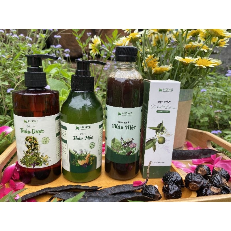 Combo chăm sóc tóc  hương mộc việt