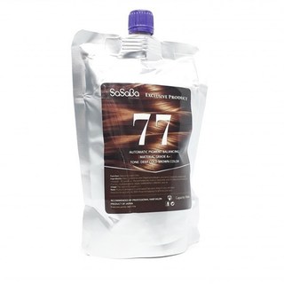Thuốc nhuộm tóc tự cân bằng màu phủ bạc sasaba 450ml (y77)
