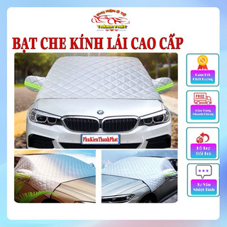 Bạt phủ che nắng chống nóng kính lái ô tô xe hơi cao cấp 3 lớp tráng bạc cách nhiệt chống tia UV bảo vệ nội thất xe