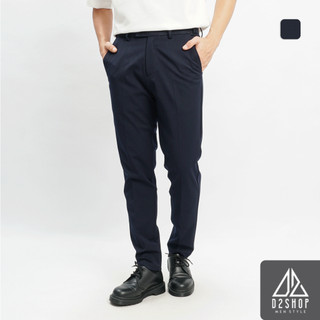 Quần tây nam D2shop, Quần tây xanh đen lưng thun co giãn