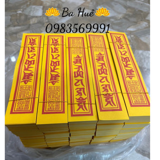 [350 lá] Phù Lục Tự / Án Ma Ni (Giấy Yểm Tượng)