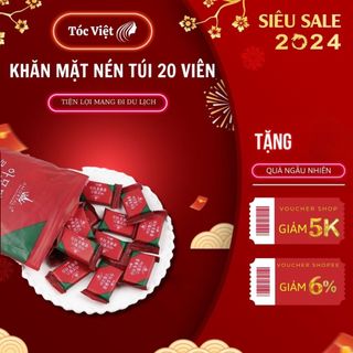 Khăn mặt nén du lịch - khăn giấy nén hình viên kẹo bỏ túi khi đi du lịch, viên khăn lau mặt dạng nén dùng một lần