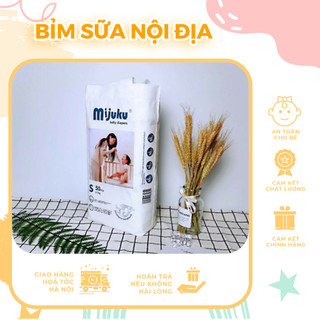 Tã dán, bỉm dán Mujuku size S bịch 50 miếng
