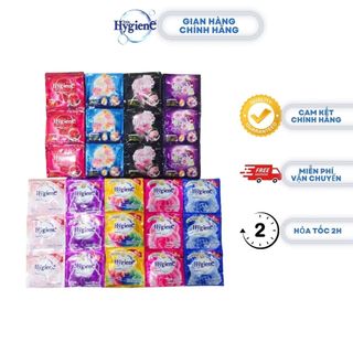 Nước xả vải hygiene thái lan đậm đặc siêu thơm dây 12 gói