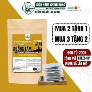 Trà Dưỡng Tâm, thanh tĩnh Bội Lan Đường, dưỡng dương khí, định tâm an, bịch 50 gói lọc