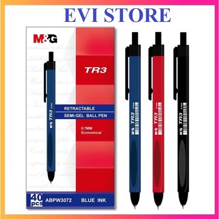 [Chọn màu] Bút bi dầu TR3 M&G ABPW3072 bút Semi gel 3072  có ngòi thay 0.7mm