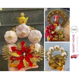 Set phụ kiện trang trí tháp tỏi, tháp tỏi ban lễ thần tài,tháp tỏi trang trí