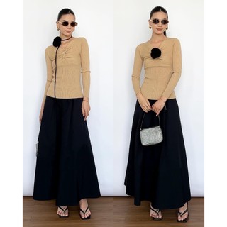 Áo Len Xoắn Ngực Meri | 3687 | Lana Official