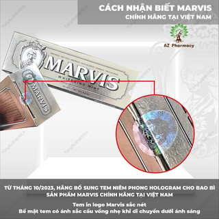 [Hàng công ty] Kem đánh răng Marvis Toothpaste 85ml-75ml nhiều màu