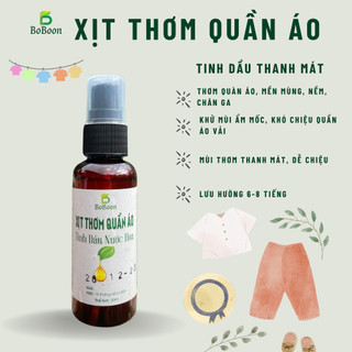 Bình xịt thơm quần áo 50ml Boboon