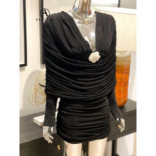 Váy body tay dài cao cấp 𝐀𝐒𝐇𝐘𝐋𝐄𝐘