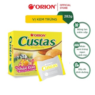 Bánh orion custas kem trứng hộp 12 gói