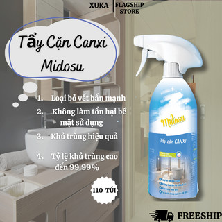 Tẩy cặn canxi xuka midosu hương đào loại bỏ vết cặn cứng đầu